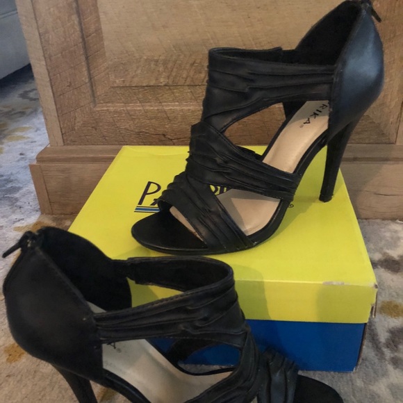 Paprika 8.5, open toe, ankle high heel - Picture 2 of 6